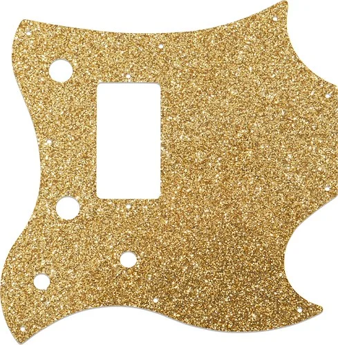 WD Custom Pickguard For Gibson 2011 SG Style Melody Maker #60RGS Rose Gold Sparkle 