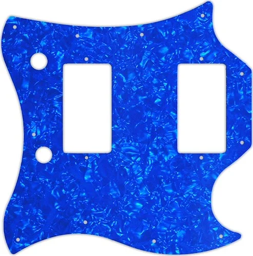 WD Custom Pickguard For Gibson 2017-Present Modern SG Standard #28BU Blue Pearl/White/Black/White