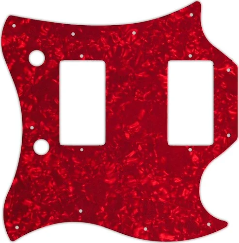 WD Custom Pickguard For Gibson 2017-Present Modern SG Standard #28R Red Pearl/White/Black/White