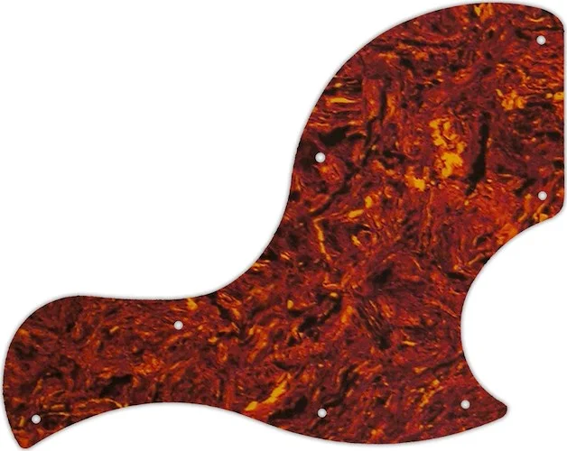 WD Custom Pickguard For Gibson 2018 SG Junior #05P Tortoise Shell/Parchment