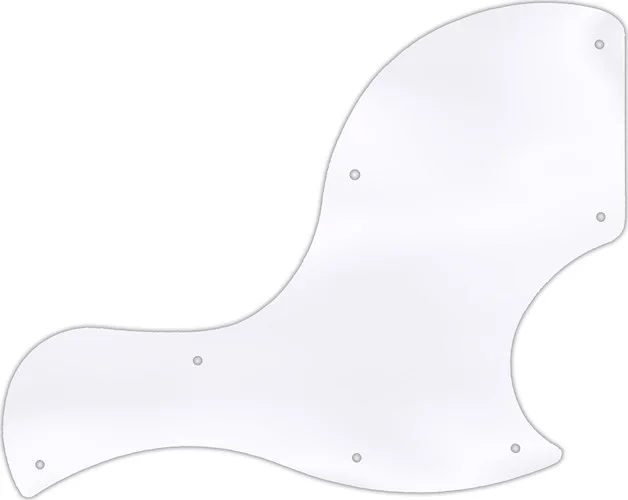 WD Custom Pickguard For Gibson 2018 SG Junior #45T Clear Acrylic Thin