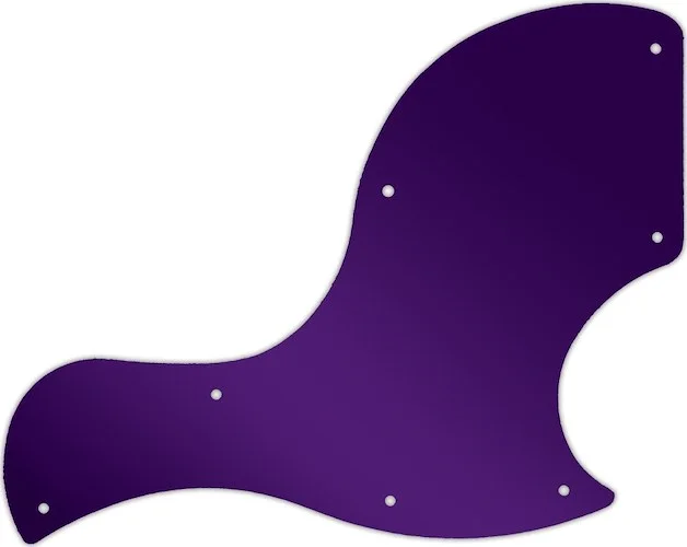 WD Custom Pickguard For Gibson 2018 SG Junior #10PR Purple Mirror