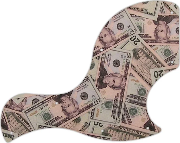 WD Custom Pickguard For Gibson 2018 SG Junior #G16 Money Graphic