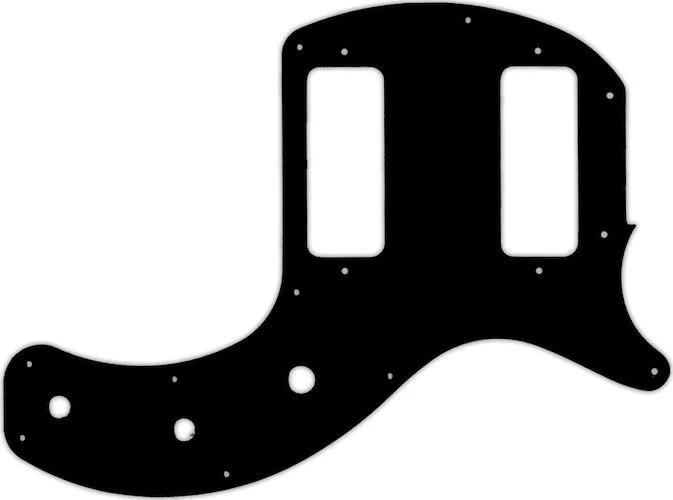 WD Custom Pickguard For Gibson 2019 Les Paul Special Tribute Double Cut #29 Matte Black