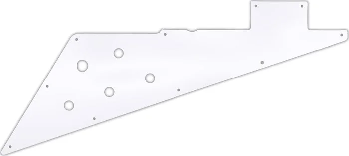 WD Custom Pickguard For Gibson 2019-Present Original Collection Flying V #45T Clear Acrylic Thin