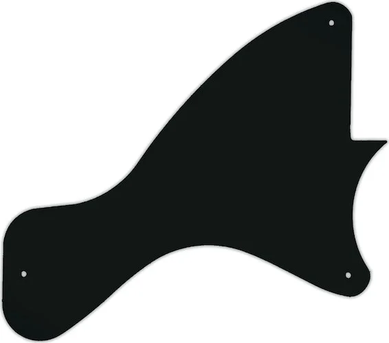 WD Custom Pickguard For Gibson 2019-Present Original Collection Les Paul Junior #01A Black Acrylic