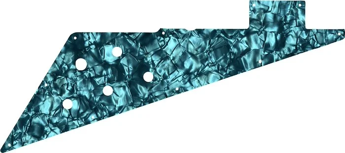 WD Custom Pickguard For Gibson 2019-Present Original Collection Flying V #28AQ Aqua Pearl/Black/White/Black