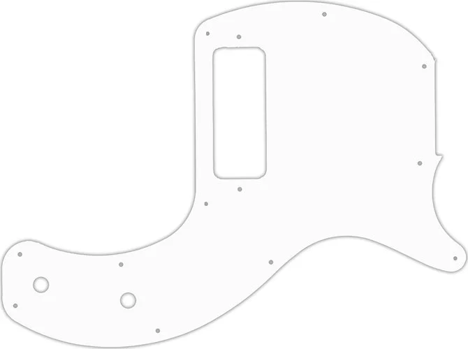 WD Custom Pickguard For Gibson 2019-Present Les Paul Junior Tribute DC #02M White Matte