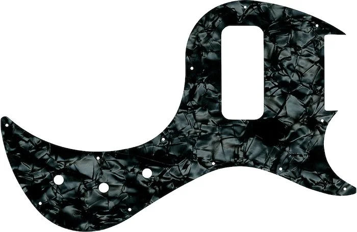 WD Custom Pickguard For Gibson 5 String EB5 Bass #28JBK Jet Black Pearl