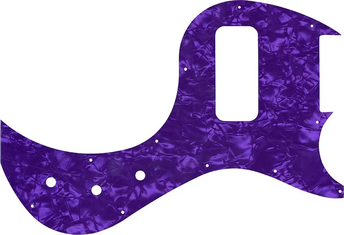 WD Custom Pickguard For Gibson 5 String EB5 Bass #28PRL Light Purple Pearl