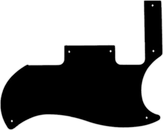 WD Custom Pickguard For Gibson 50th Anniversary Pete Townshend SG Special #01T Black Thin