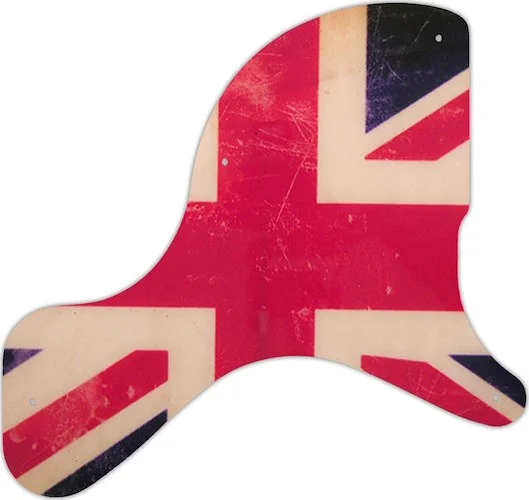 WD Custom Pickguard For Gibson Billie Joe Armstrong Signature Les Paul Junior #G04 British Flag Reli