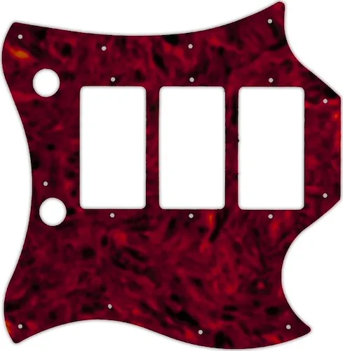 WD Custom Pickguard For Gibson "Captain" Kirk Douglas Signature Roots SG #05T Tortoise Shell Solid (