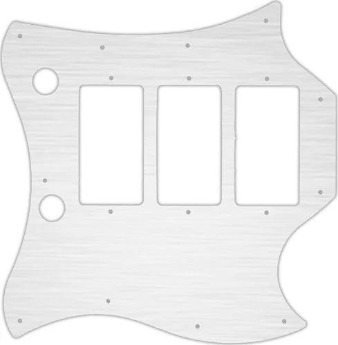 WD Custom Pickguard For Gibson "Captain" Kirk Douglas Signature Roots SG #13 Simulated Brushed Silve