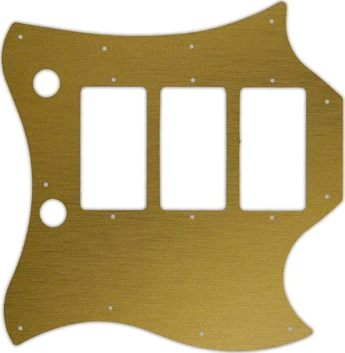 WD Custom Pickguard For Gibson "Captain" Kirk Douglas Signature Roots SG #14 Simulated Brushed Gold/