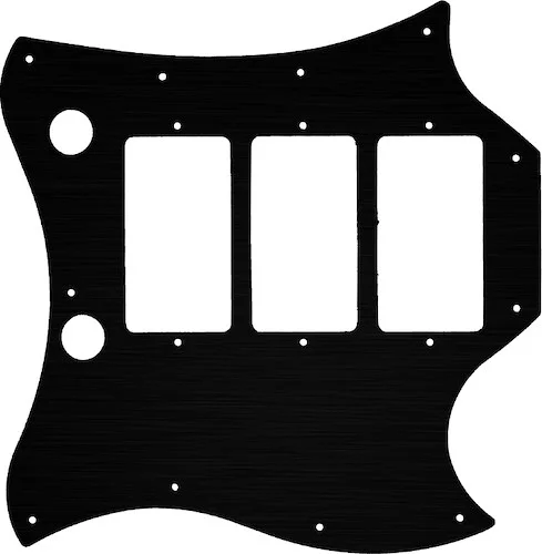 WD Custom Pickguard For Gibson "Captain" Kirk Douglas Signature Roots SG #27 Simulated Black Anodize