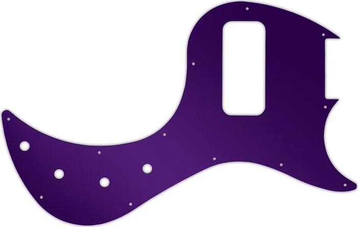 WD Custom Pickguard For Gibson EB Bass #10PR Purple Mirror