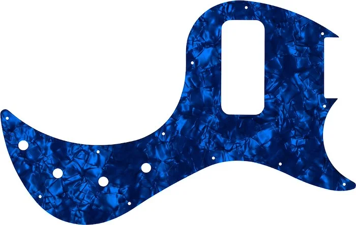 WD Custom Pickguard For Gibson EB Bass #28DBP Dark Blue Pearl/Black/White/Black