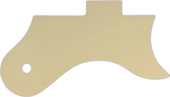 WD Custom Pickguard For Gibson L-6S #06T Cream Thin