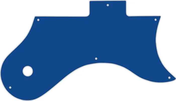 WD Custom Pickguard For Gibson L-6S #08 Blue/White/Blue