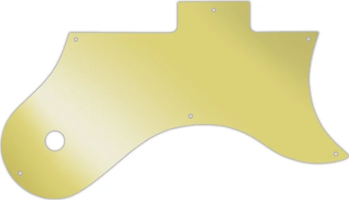 WD Custom Pickguard For Gibson L-6S #10GD Gold Mirror