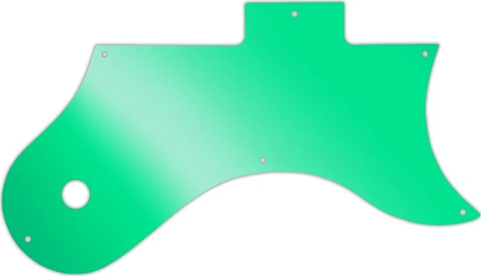 WD Custom Pickguard For Gibson L-6S #10GR Green Mirror