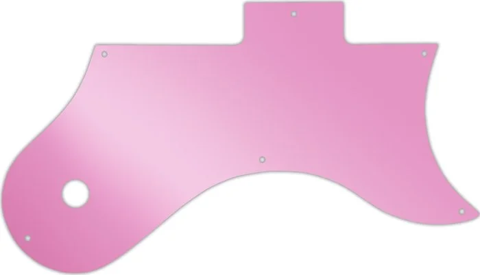 WD Custom Pickguard For Gibson L-6S #10P Pink Mirror
