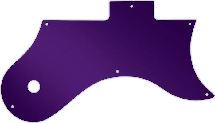 WD Custom Pickguard For Gibson L-6S #10PR Purple Mirror