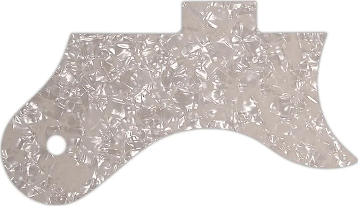 WD Custom Pickguard For Gibson L-6S #28A Aged Pearl/White/Black/White