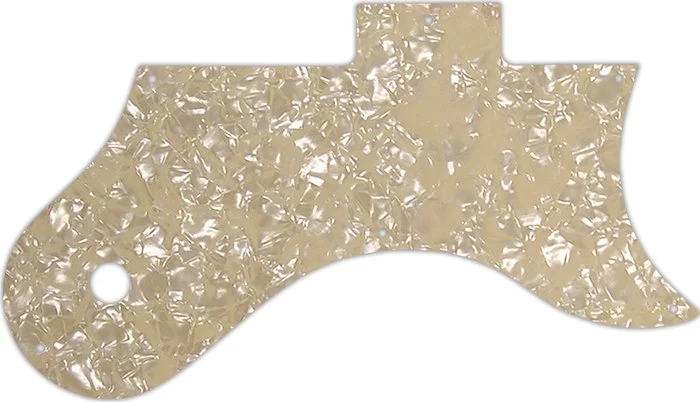 WD Custom Pickguard For Gibson L-6S #28C Cream Pearl/Cream/Black/Cream