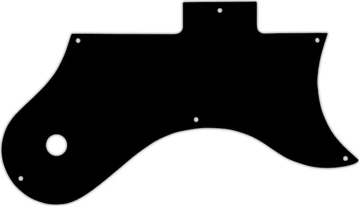 WD Custom Pickguard For Gibson L-6S #29 Matte Black