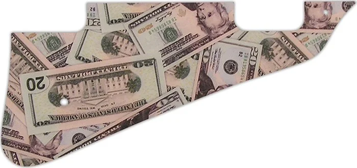 WD Custom Pickguard For Gibson Les Paul Deluxe #G16 Money Graphic