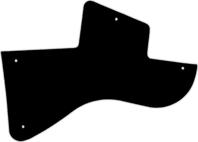 WD Custom Pickguard For Gibson Les Paul Junior Special Humbucker #03 Black/White/Black