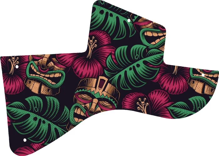 WD Custom Pickguard For Gibson Les Paul Junior Special Humbucker #GAL01 Aloha Tiki Graphic