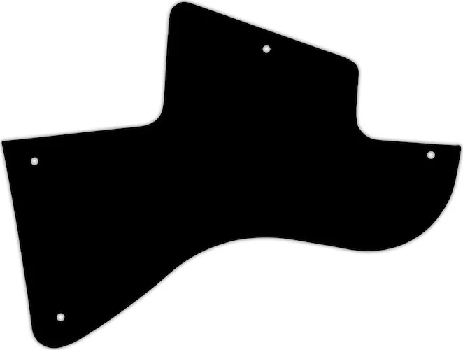 WD Custom Pickguard For Gibson Les Paul Special #01T Black Thin