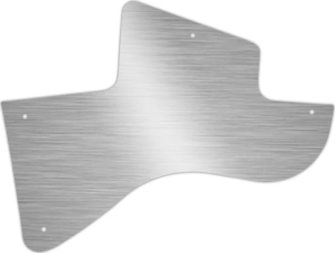 WD Custom Pickguard For Gibson Les Paul Special #13 Simulated Brushed Silver/Black PVC