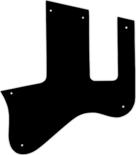 WD Custom Pickguard For Gibson Les Paul Special Double Cutaway VOS #01T Black Thin