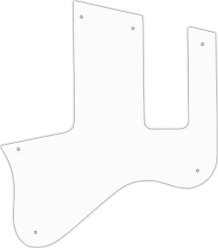 WD Custom Pickguard For Gibson Les Paul Special Double Cutaway VOS #02 White