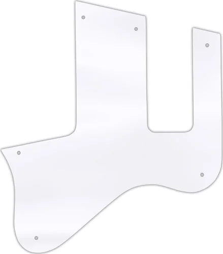 WD Custom Pickguard For Gibson Les Paul Special Double Cutaway VOS #45T Clear Acrylic Thin