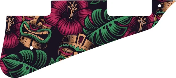WD Custom Pickguard For Gibson Les Paul Standard Or Les Paul Custom #GAL01 Aloha Tiki Graphic