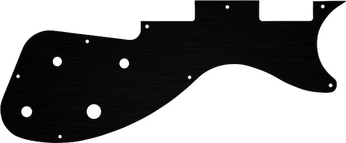 WD Custom Pickguard For Gibson M2 S-Series Les Paul #27 Simulated Black Anodized