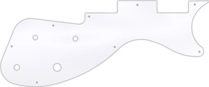 WD Custom Pickguard For Gibson M2 S-Series Les Paul #45 Clear Acrylic