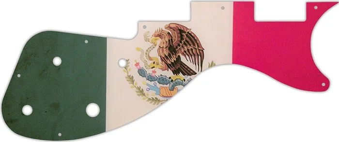 WD Custom Pickguard For Gibson M2 S-Series Les Paul #G12 Mexican Flag Graphic