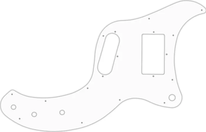 WD Custom Pickguard For Gibson Marauder #02M White Matte