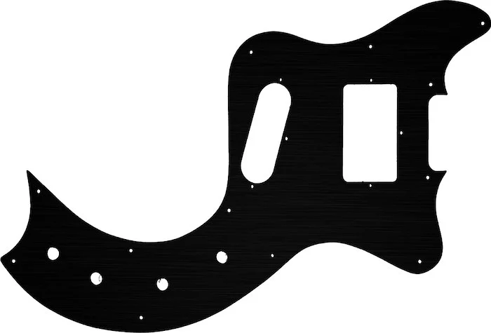 WD Custom Pickguard For Gibson Marauder Deluxe #27T Simulated Black Anodized Thin