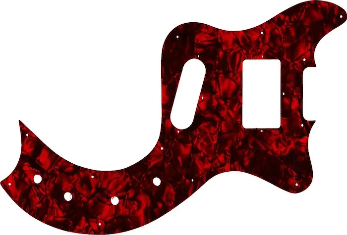 WD Custom Pickguard For Gibson Marauder Deluxe #28DRP Dark Red Pearl/Black/White/Black
