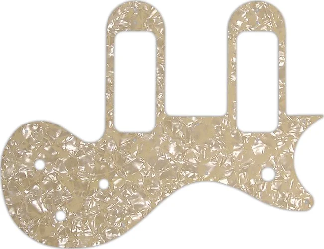 WD Custom Pickguard For Gibson Melody Maker Special With P-90 Pickups #28C Cream Pearl/Cream/Black/C