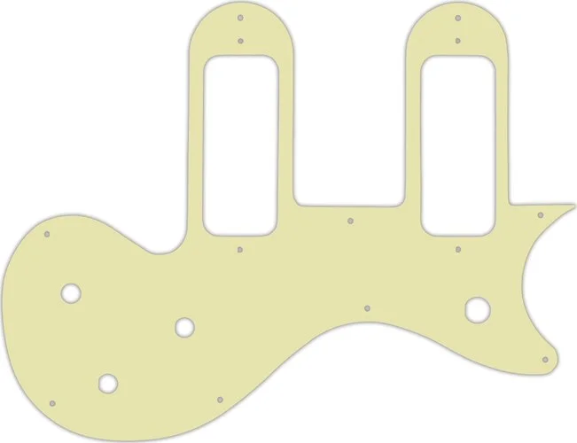 WD Custom Pickguard For Gibson Melody Maker Special With P-90 Pickups #34 Mint Green 3 Ply