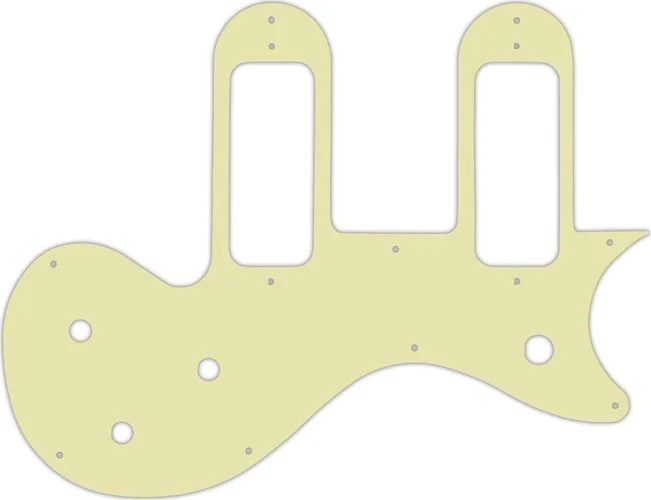 WD Custom Pickguard For Gibson Melody Maker Special With P-90 Pickups #34T Mint Green Thin