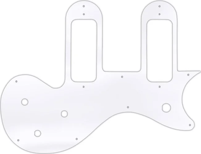 WD Custom Pickguard For Gibson Melody Maker Special With P-90 Pickups #45 Clear Acrylic